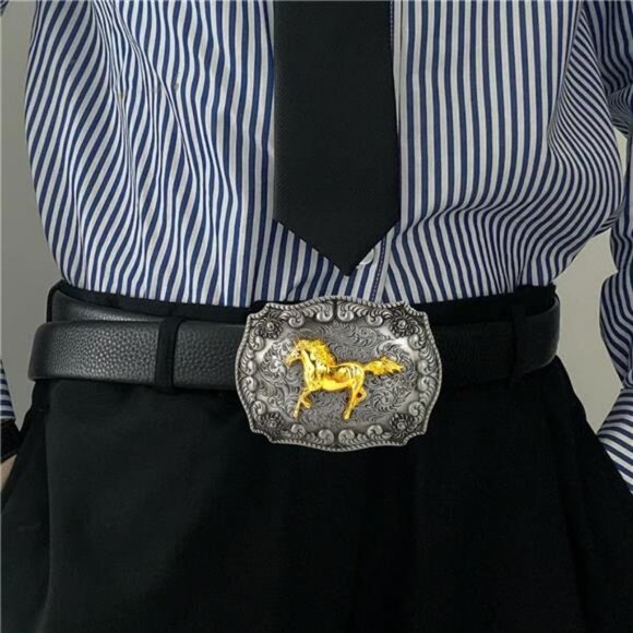 Western cowboy belt buckle for belt accessories Custom buckle - Picture 6 of 7